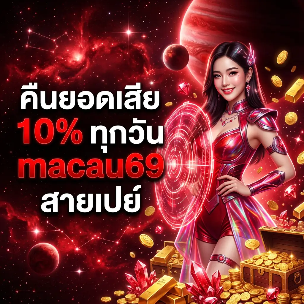 โปรโมชั่น macau69 โบนัสสล็อตแตกง่าย ฝากแรกคุ้มสุด