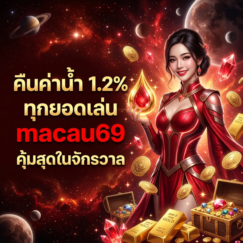 โปรโมชั่น macau69 แจกเครดิตฟรี ไม่ต้องฝาก ถอนเงินได้จริง